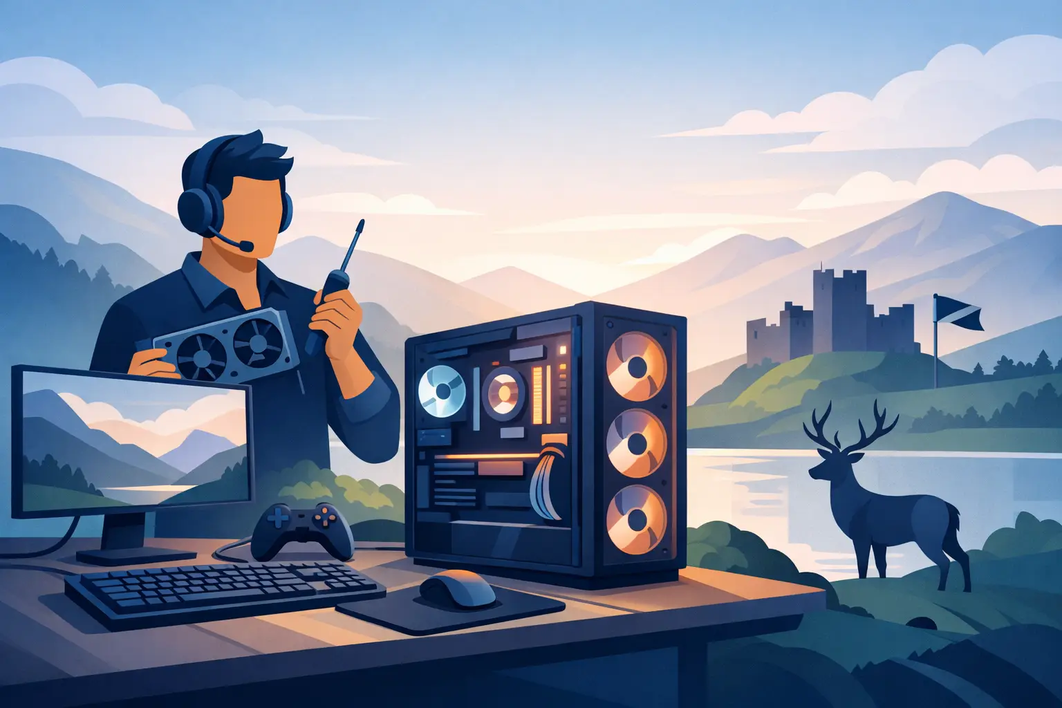 Gaming PC Specialist Scotland for Better Builds