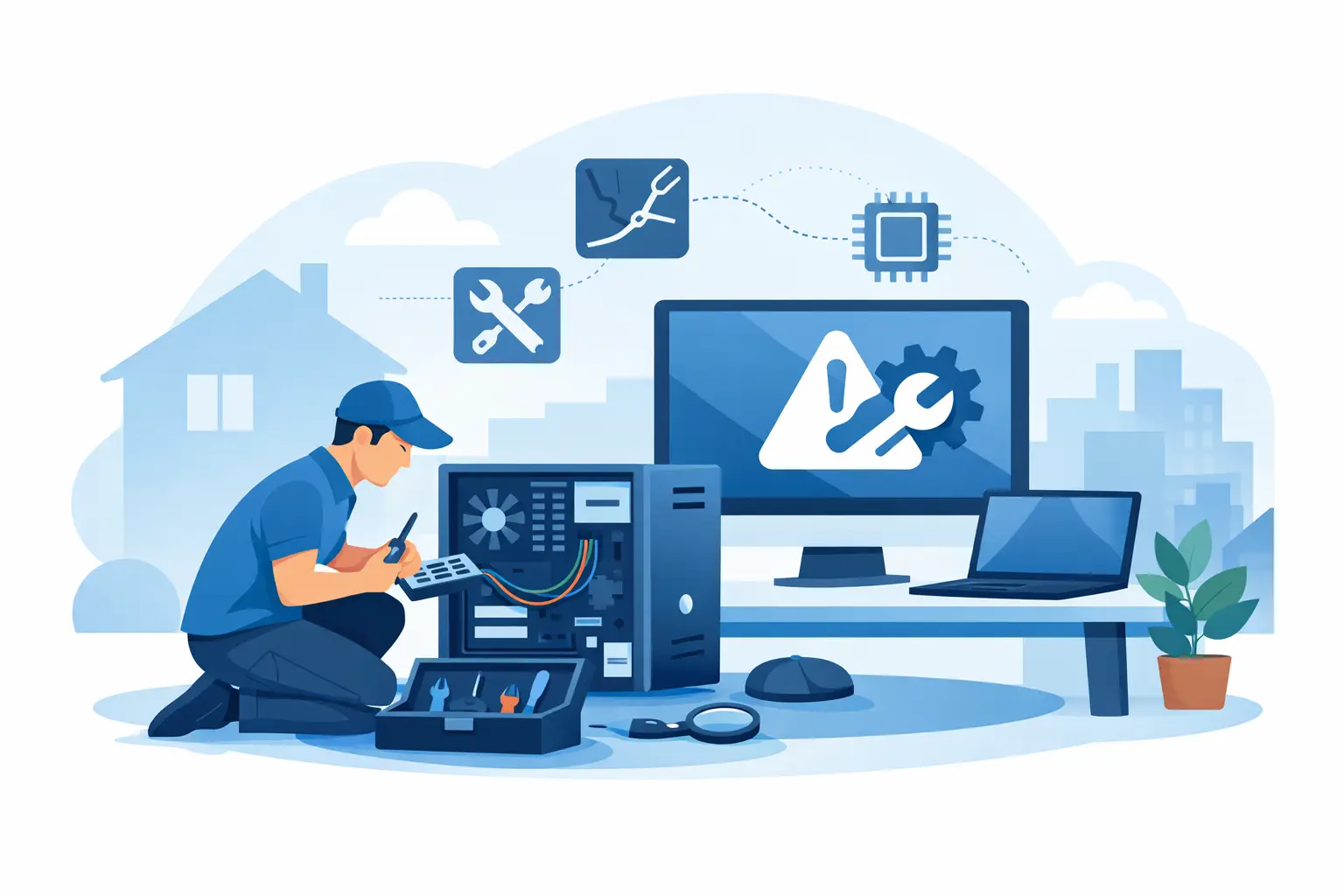 Home Computer Repair Service Dundee for PC Faults
