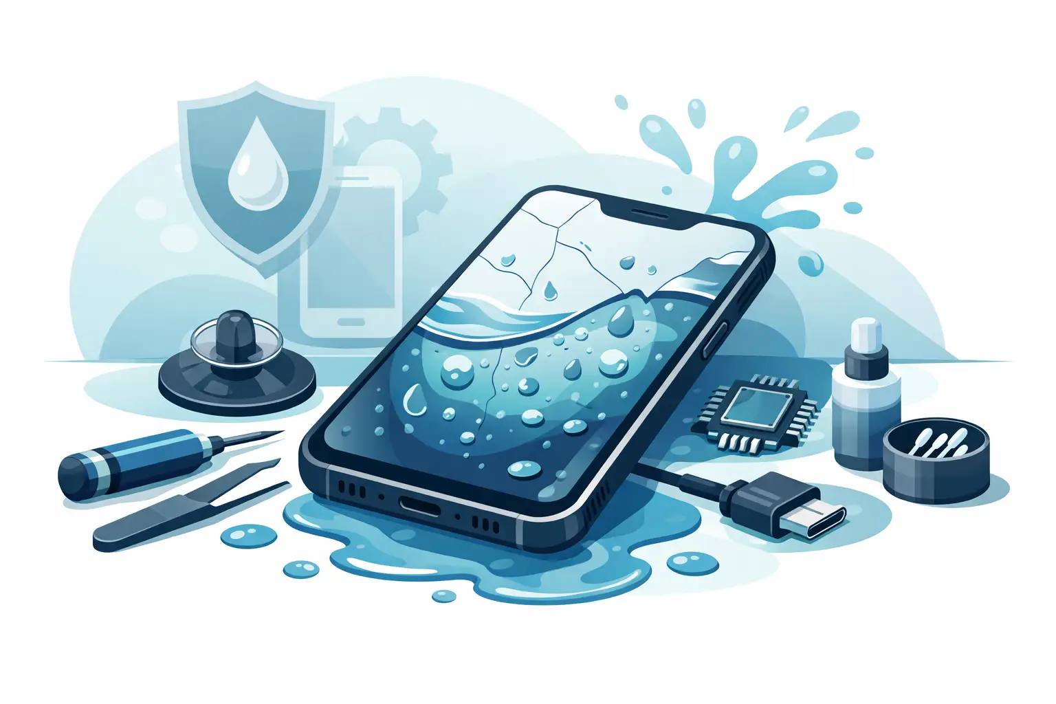 How to Fix Liquid Damaged Phone Problems
