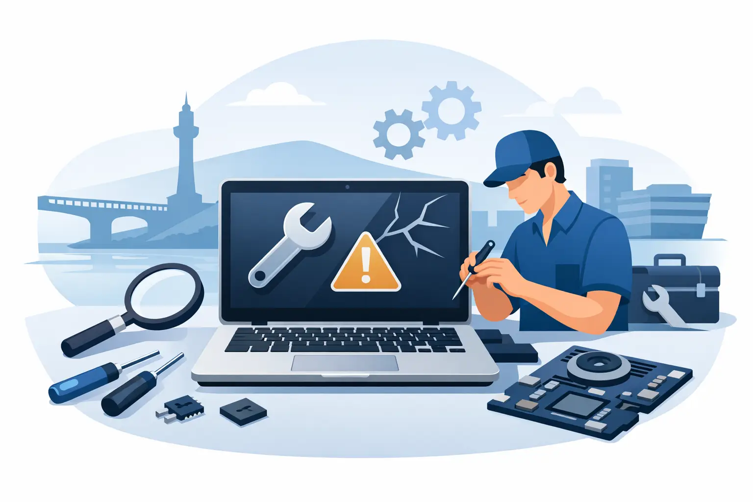 HP Laptop Repair in Dundee for Common Faults
