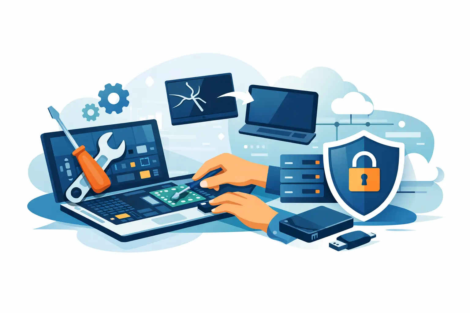 Laptop Repair: Fix, Replace or Protect Your Data