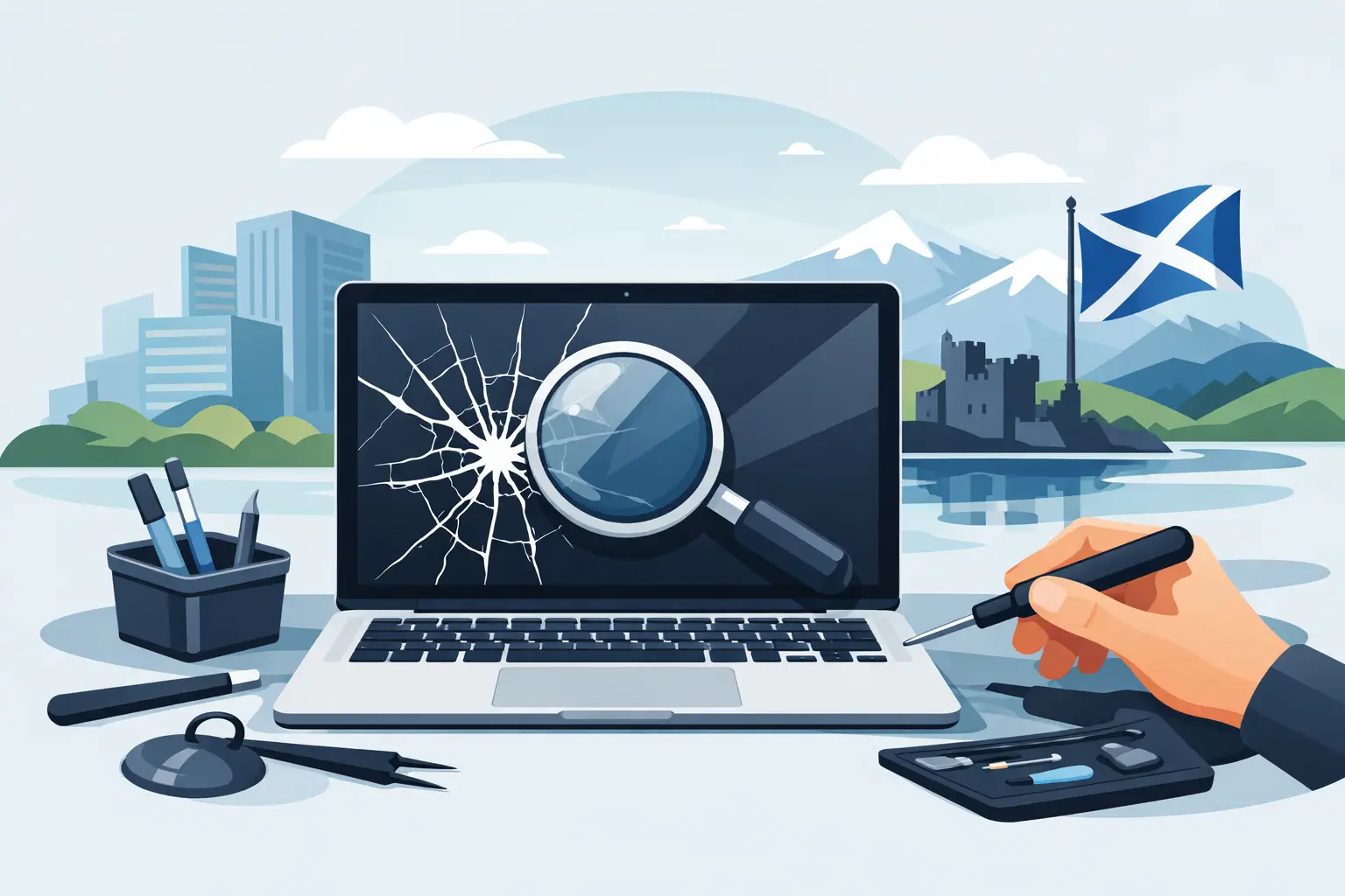 MacBook Air Screen Repair Scotland Costs